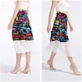 thumbnail image 4 of Graffiti Chic Chiffon Beach Dresses - Women's Summer Dresses for the Beach, 4 of 6
