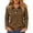 Brown#20921FF, variant on Polo Women Shirt Basic Lapel Collar Women Long Sleeve Shirt Fall Winter Solid Color Womens Golf Polo Tennis Activewear