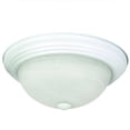 thumbnail image 1 of Yosemite Home Decor 2 Lights Flush Mount in White, 1 of 6