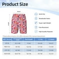 thumbnail image 4 of Cauagu Festive Christmas Stocking Cheer Print Swim Trunks for Men,Youth Boys Swim Shorts Compression Liner Beach Shorts Boys' Swimming Shorts 7-20 Years Bathing Suit-Large, 4 of 7