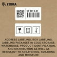 thumbnail image 5 of Zebra 4 x 2 in Thermal Transfer Polypropylene Labels PolyPro 3000T Permanent Adhesive Shipping Labels - 1 in Core - 4 Rolls, 5 of 7