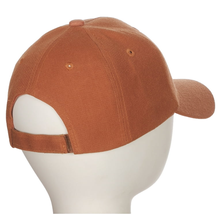 Custom Team White Hat Orange Hat Brown