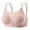 Gray, variant on Plus Size Lightly Lined Bra,No Underwire Push-Up Anti-Sagging Bra,Breathable Comfy Supportive For Women Daily Casual Wear Everyday Use Silver 42