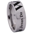 thumbnail image 3 of What Would Jesus Do WWJD Tungsten Carbide Ring, 3 of 9