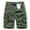 Olive Green, variant on IROINNID Cargo Shorts for Men Summer Outdoors Solid Color Button Multi-pocket Sport Shorts Pants,Olive Green