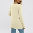thumbnail image 3 of AherBiu Womens Long Sleeve Tops Crewneck T Shirts Basic Plain Tees Fall Casual Tunic Top Blouse, 3 of 6