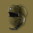 thumbnail image 4 of Gorro acolchado con protección para los oídos, máscara transpirable para exteriores, clima frío, verde militar, verde militar Gorro acolchado con protección para los oídos., 4 of 8