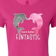 thumbnail image 4 of Inktastic You're Flippin' Fintastic Dolphins Women's T-Shirt, 4 of 5