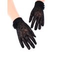 thumbnail image 4 of Guantes de encaje Skylety de los años 20 con estampado floral para fiesta de té, 3 pares, 4 of 7