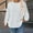 White, variant on Guzom Womens Pink Waffle Knit Top - Long Sleeve Crew Neck, Loose Fit Soft Stretch Plus Size L-XXXXXL for Daily Casual & Layering Wear,Size 5XL