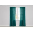 thumbnail image 3 of Solid Poplin Window Curtain or Photography Backdrop 58" Wide - Green Teal, 3 of 5