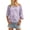 Purple, variant on WHEANG Summer Fashion Crochet Top for Women Solid Color V Neck Beach Cover Up Crochet Long Sleeve Casual Tops Cover Cruise Outfit Breathable Loose Fit Blouse(Color Yellow Size S)