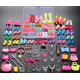 thumbnail image 1 of 1 juego de zapatos bolsos ropa accesorios y pañales para muñecas Barbie de 30 cm JAMW Sencillez, 1 of 5