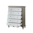 thumbnail image 3 of Chest with Mirror Front and Molded Trim, Antique Silver, 3 of 5