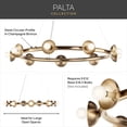 thumbnail image 4 of 52644CPZ-Kichler Lighting-Palta - 15 Light Chandelier In Modern Style-4.25 Inches Tall and 50 Inches Wide-Champagne Bronze Finish, 4 of 7
