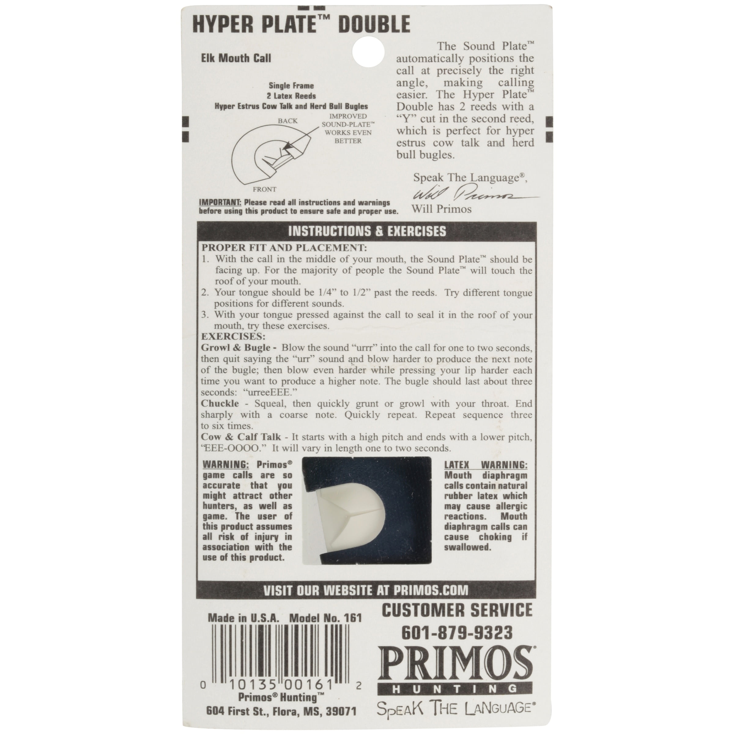 Primos Hyper Plate Double Call Primos Hyper Plate Double Call