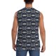 thumbnail image 4 of Balery Ski Goggles Vintage Print Camisetas sin mangas para hombre, absorbe la humedad y protege contra el mal olor.-3X-Large, 4 of 7