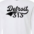 thumbnail image 4 of Inktastic Detroit 313 Long Sleeve T-Shirt, 4 of 5