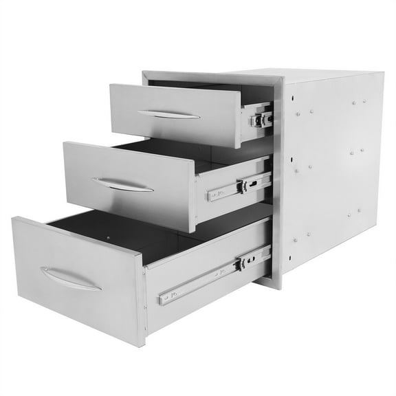 Stainless Steel Kitchen Drawer BBQ Drawers Outdoor Kitchen Island Door Drawer BBQ Grills