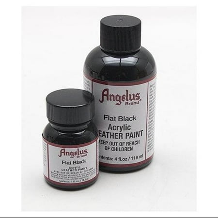 angelus acrylic leather paint black 4oz