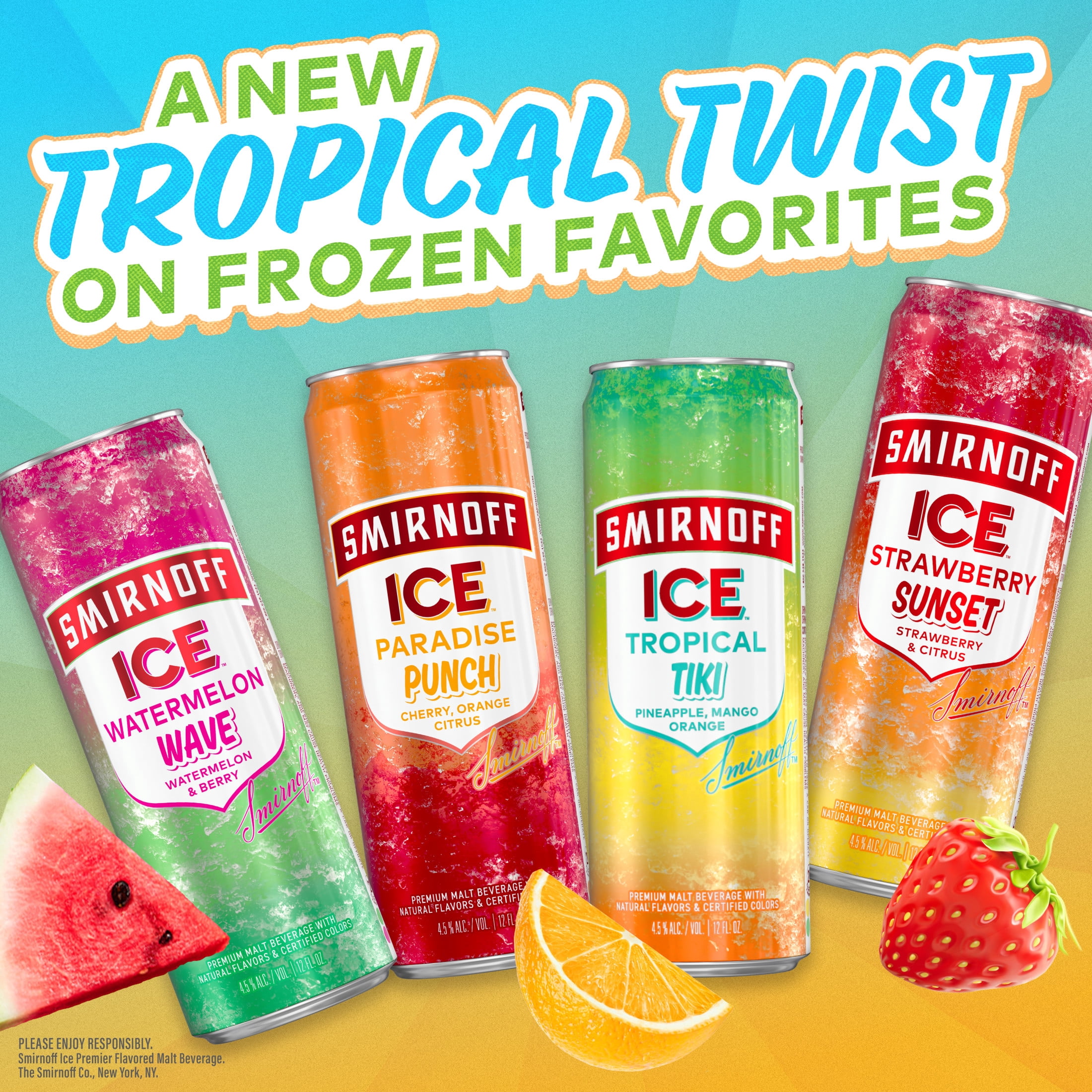 Smirnoff Icy Island Variety Pack, 12 fl oz, 4.5% ABV