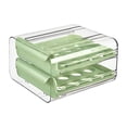thumbnail image 1 of Porte-œufs pour Réfrigérateur, Conteneur de Stockage d'Ufs, Contient 32 Ufs avec Poignées, 1 of 9