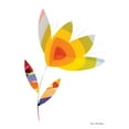 thumbnail image 2 of Seven Trees Design 12x14 White Modern Wood Framed Museum Art Print Titled - Street Art Flower I, 2 of 4