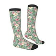thumbnail image 3 of Fotbe Rose Flowers print Women's Men's Novelty Crew Socks Cotton Socks Knee High Socks for Walking,Running,Nurses,Pregnancy, 3 of 8