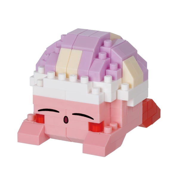 Kit de construcción nanoblock Kirby Sleeping Kirby Character 160 piezas