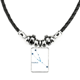 thumbnail image 1 of Collar de constelación de Tauro Unbranded Cuerda de cuero negra hecha a mano, 1 of 3