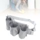 thumbnail image 3 of Cinturón de herramientas de jardín Bolsa de herramientas de jardinería de tela Oxford impermeable para acampar en familia Bolsa de cintura específica para trabajadores de limpieza (gris), 3 of 5