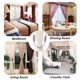 thumbnail image 4 of Correa De Cortina Torcida Hecha A Mano Con Forma De Bricolaje, Hebillas Magnéticas Para Cortina, Alzapaños Simples Y Flexibles Para Cortina Para El Hogar, La Oficina Y El Hotel Yuarrent HA028402-02, 4 of 6