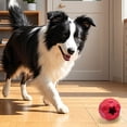 thumbnail image 5 of Juguete masticable de goma para perros, con dispensador de comida, duradero para masticadores agresivos, con sabor a ternera, para aliviar el aburrimiento, ejercicio físico y mental, razas grandes, 5 of 5