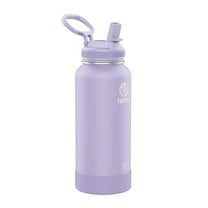 Takeya Actives Insulated Stainless Steel Water Bottle, 32 Ounce, Lavender Field