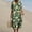 004Army Green, variant on Generic Womens Plus Size Dress Oversized Baggy Floral Print V Neck Dresses Summer Casual Comfy Loose Flowy Beach Dress