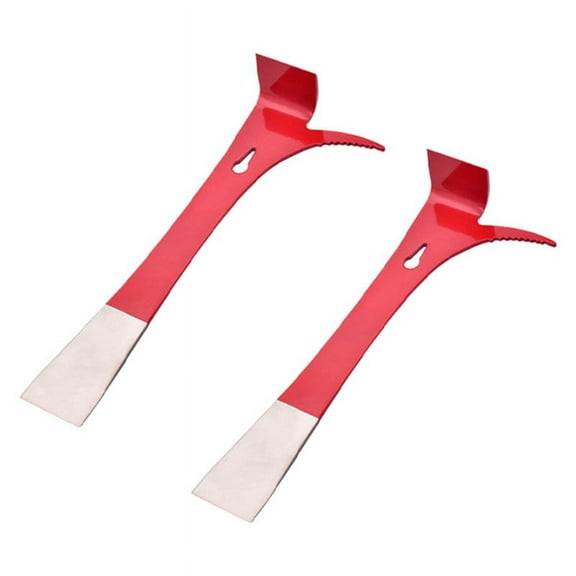 3 in 1 Stainless Steel Bee Hive Tool with J Hook,2 Pcs Bee Hive for Bee Hive Box Knife for Beekeepers