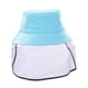 thumbnail image 1 of Jumpingount Sombrero de protección facial para niños, protector de protección facial de PVC transparente desmontable, gorra de pescador con pantalla, Sombreros azul Jumpingount  AP1156-02B, 1 of 6