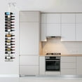 thumbnail image 4 of Sorbus Modern Black Wall Mount Wine Rack, 6-Bottle Holder for Home Bar or Kitchen (3 pack), 4 of 7