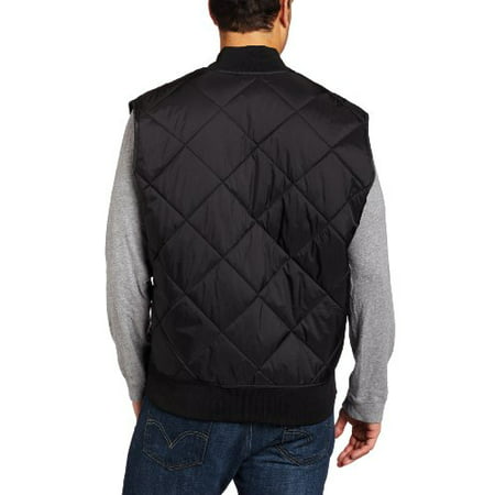 Dickies Men's Diamond Quilted Nylon Vest, Black, Large | Walmart Canada