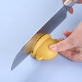 thumbnail image 4 of Dibujos animados encimera afilado piedra antideslizante base herramientas de picado grosterstone profesional chef whetstone mano herramienta doméstico amarillo Advancent HA009853-03, 4 of 6