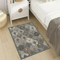 thumbnail image 3 of Moynesa 2'x3' Moroccan Trellis Area Rug,Gray Entry Rug Non-Slip Washable Indoor Door Mat, Small Oriental Accent Throw Rug for Bedroom Kitchen Entryway Bathroom, 3 of 7