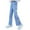 Blue, variant on XIMIN Girls Bow Jeans Trendy High Waist Wide Leg Baggy Denim Pants Casual Y2k Preppy Streetwear Cute Straight Trousers with Pocket (Blue, 13-14 Years)