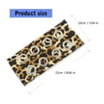 thumbnail image 3 of Trendy Women's Headbands in Print with Hollow Studded Detail Fashion Head Wrap Headwear for Street Style Looks, 3 of 15