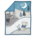 thumbnail image 3 of Lambs & Ivy Disney Baby Forever Pooh Blue/Gray 3-Piece Mini Crib Bedding Set, 3 of 8