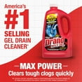 thumbnail image 2 of Max Gel Drain Clog Remover & Cleaner, Fast-Acting to Unclog Standing Water & Remove Hair, Grease & Food Blockages, Safe for all Pipes & Septic, Kitchen Sinks, Bathroom Showers, 80 Oz, 2 Pack, 2 of 4