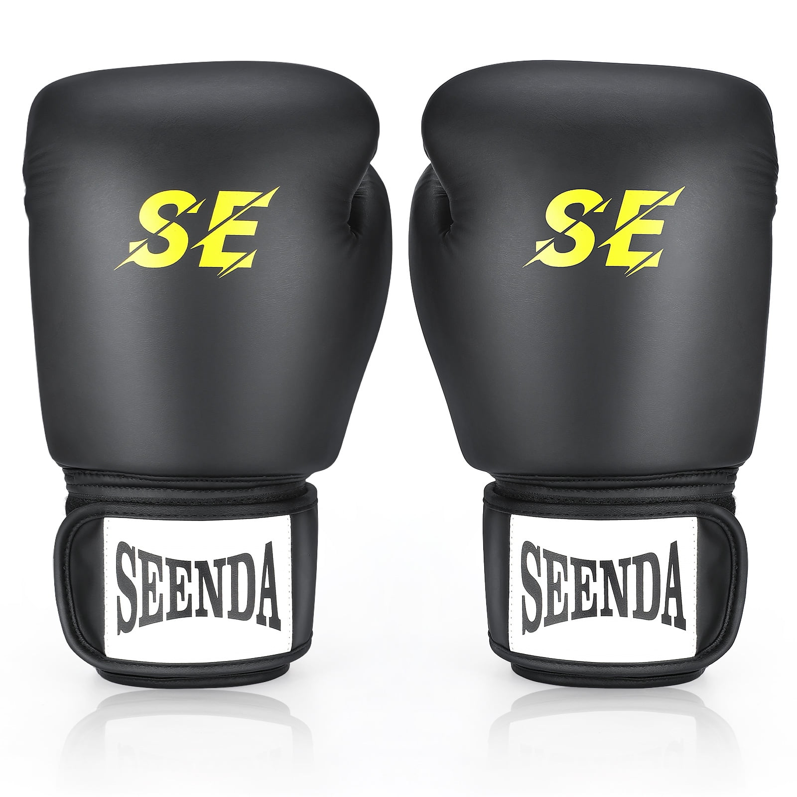 Faux Leather Boxing Gloves Men Women/'s Kickboxing Sparring Punching Bag Mittens