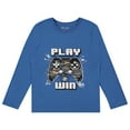 thumbnail image 2 of Stitch & Stone Boys 4-Pack Long Sleeve Graphic Tops, Stylish and Comfortable Tees for Kids - Rock, Size 6, 2 of 7