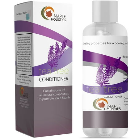 100% Pure Tea Tree Oil Hair Conditioner for Dry Dandruff Damaged (Best Natural Oil For Dandruff)