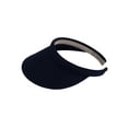 thumbnail image 3 of Top Headwear Sports Cotton Twill Clip-On Visor 3.5 Inch Wide Brim, Navy, 3 of 4