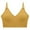 Yellow, variant on Gufahion Bras for Women V Neck Padded Cami Bra with Straps Seamless Bra Wireless Bralettes for Women